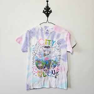 Dallas Green City And Colour T Shirt Size S Tie Dye Tee